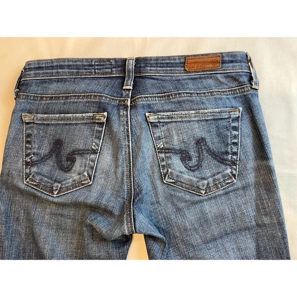 Adriano Goldschmied Womens Jeans Stilt Cigarette Leg BW9681 Cotton Blue Size 25R - Picture 3 of 12